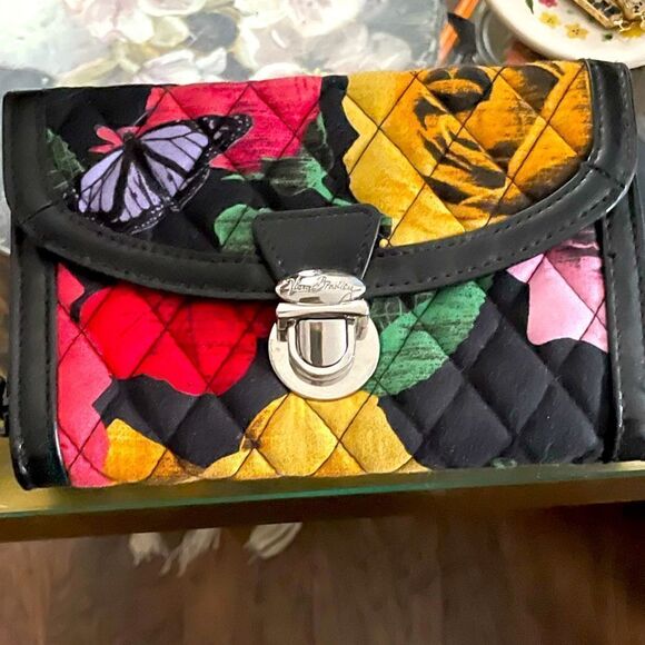 Vera Bradley butterfly wristlet - Picture 1 of 4